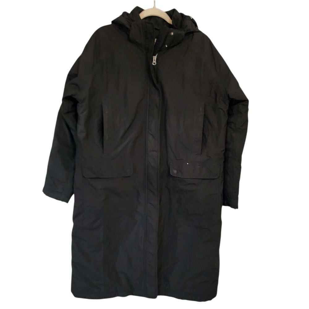 Vintage L.L. Bean Womens Parka Jacket L Long Chore Outdoors Work Hooded